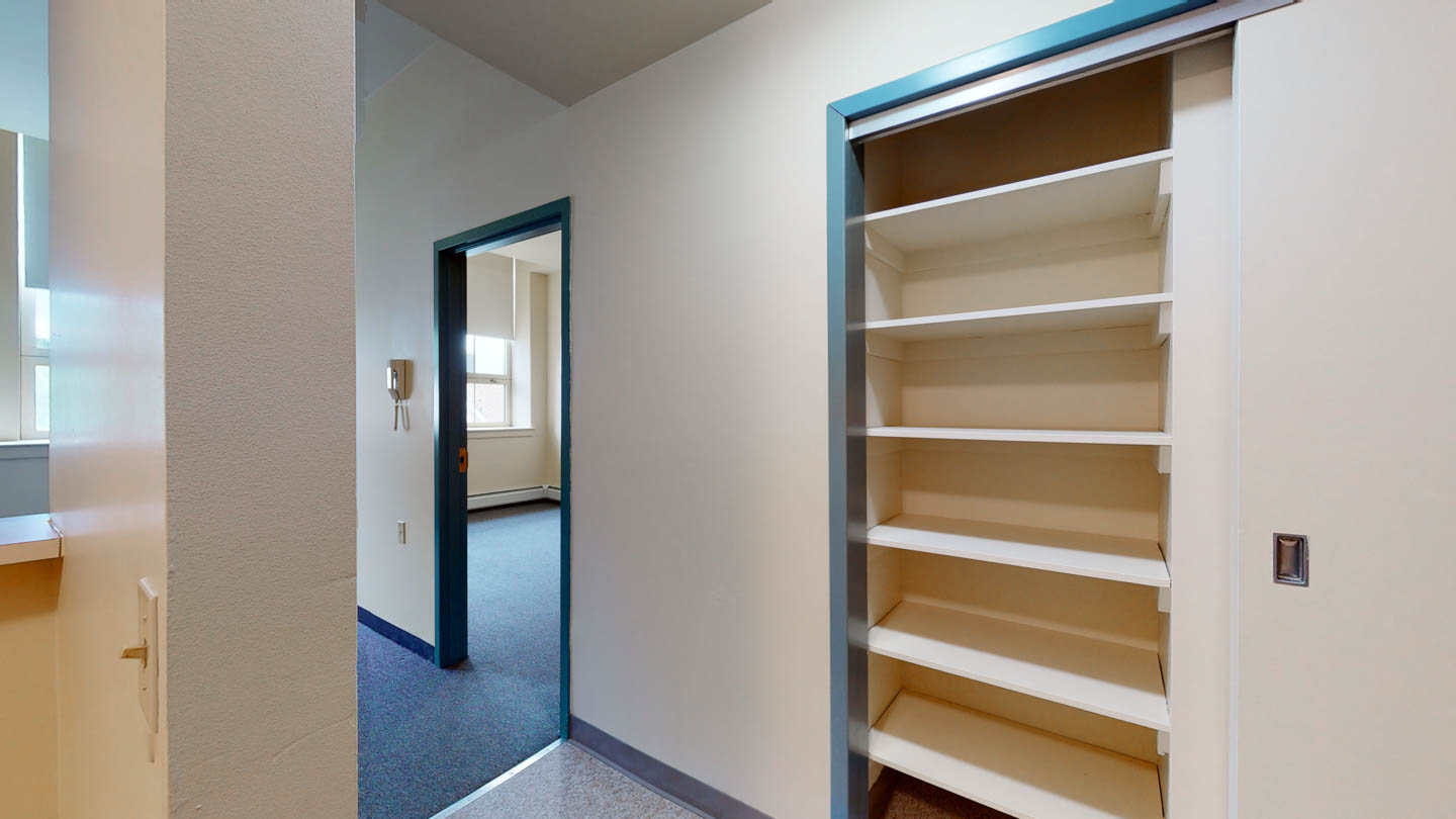 Main Street Apartments closet storage
