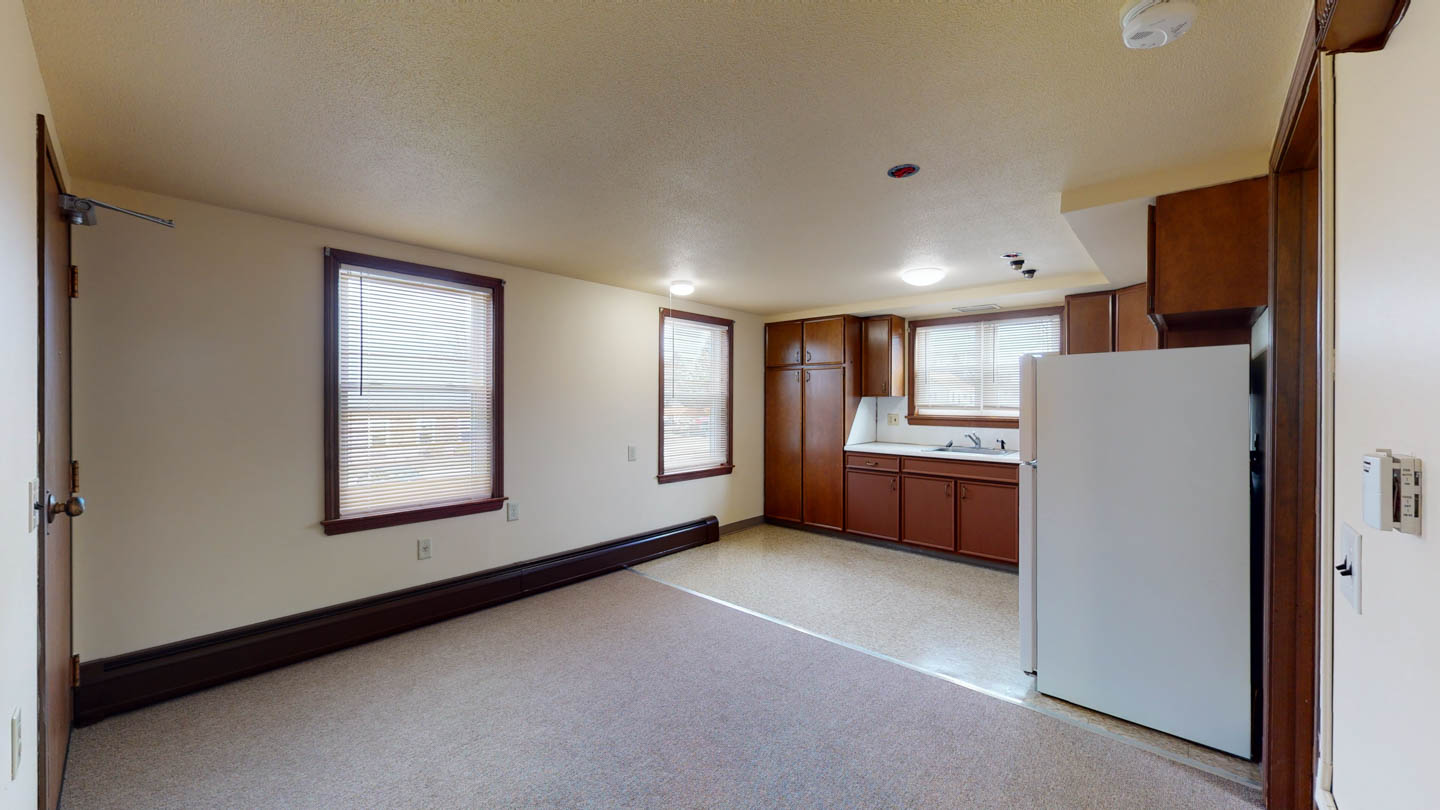 Oxford Place Apartments kitchen refrigerator